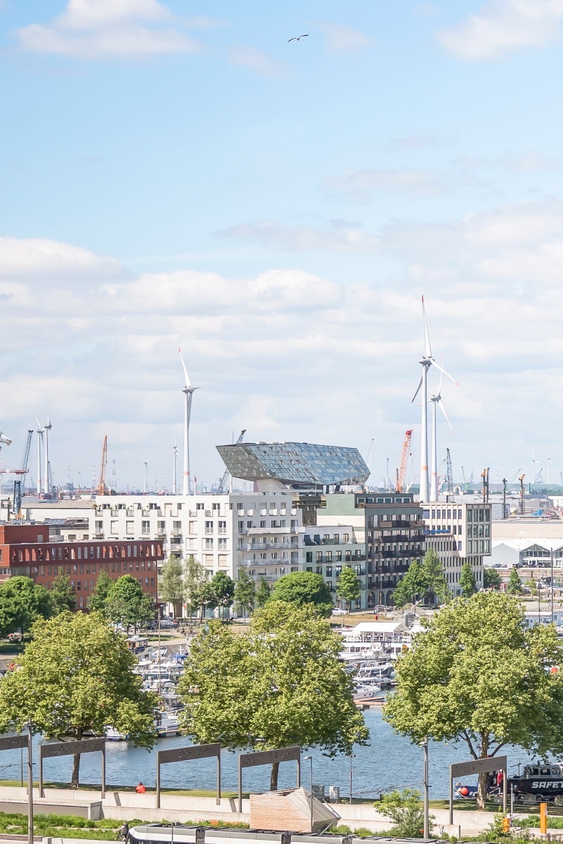 View over Park Spoor Noord from the apartment